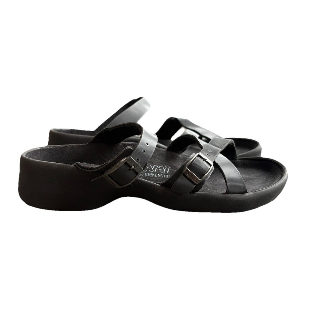 Tatami Birkenstock Black Strappy Sandals Women's Size 6 Regular - Picture 5 of 7
